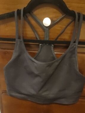 Zella Double-Strap Sports Bralette - Fully Padded Black
